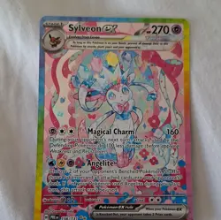 Nintendo Pokemon TCG Sylveon ex 156/131 Prismatic Evolutions Ultra Rare Holo FA - Image 1
