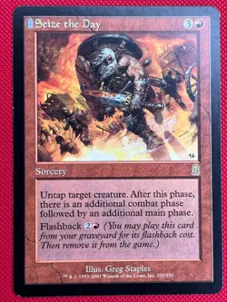 MTG 1X Seize the Day X1 Odyssey Magic - LP - Image 1