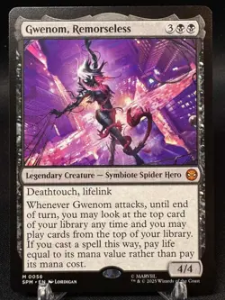 Gwenom, Remorseless - Marvel's Spider-Man Regular Non-Foil - MTG NM / M - Image 1