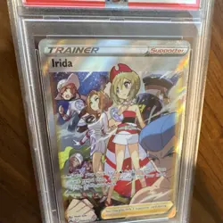 Pokemon Irida Full Art Ultra Rare Holo Crown Zenith GG63/GG70 PSA 10 2023 - Image 2