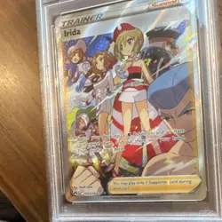 Pokemon Irida Full Art Ultra Rare Holo Crown Zenith GG63/GG70 PSA 10 2023 - Image 4