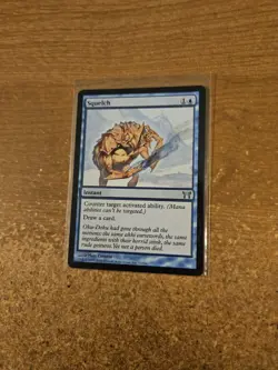 MAGIC THE GATHERING CHAMPIONS OF KAMIGAWA UNCOMMON SQUELCH LIGHTLY PLAYED - Image 1