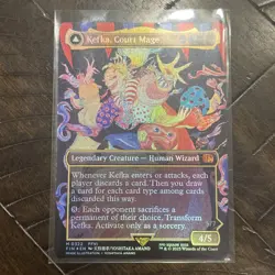MTG - Kefka, Court Mage (Borderless) Foil - NM - 322 - FIN - Image 1