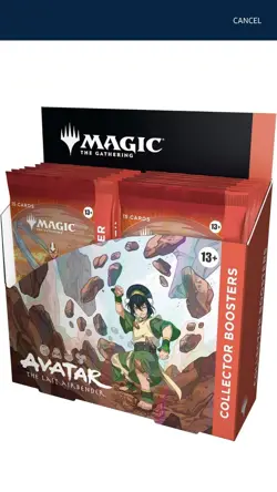 Magic The Gathering Avatar The Last Airbender Collector Booster Box Presale - Image 1