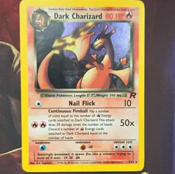 Dark Charizard 4/82 Holo Team Rocket 2000 Vintage Pokemon Card HP - Image 5