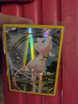Mew XY110 XY Holo Black Star Promo Pokemon Card Rainbow 2016 Rare Full Art Card - Image 5