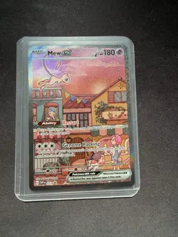 Pokemon TCG Mew EX 053 Holo Black Star Promo Card Scarlet Violet - Image 1