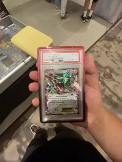 Pokemon XY Rayquaza EX 2015 Black Star Promo Card XY69 PSA 1 RARE LOW POP 142 - Image 1