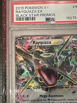 Pokemon XY Rayquaza EX 2015 Black Star Promo Card XY69 PSA 1 RARE LOW POP 142 - Image 2