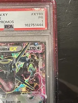 Pokemon XY Rayquaza EX 2015 Black Star Promo Card XY69 PSA 1 RARE LOW POP 142 - Image 3