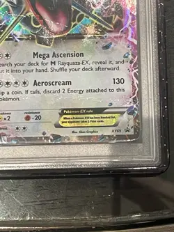 Pokemon XY Rayquaza EX 2015 Black Star Promo Card XY69 PSA 1 RARE LOW POP 142 - Image 5