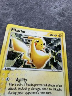 Pikachu Holo Black Star Promo Card 012 EX Series Collector's Tin Pokemon EX-LP - Image 4