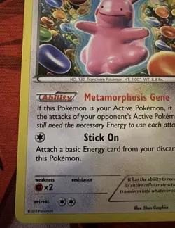 Ditto XY40 XY Black Star Promos Holo Pokemon Trading Card TCG - Image 4
