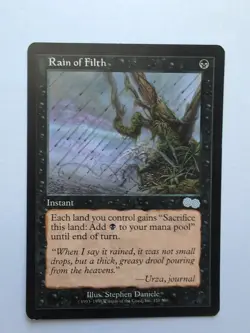 MTG Rain of Filth (USG) Urza's Saga Regular Uncommon 151/350 - Image 1