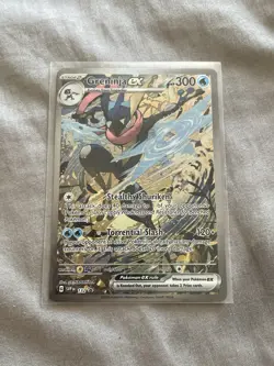 Greninja EX SVP 132 Shrouded Fable Black Star Promo Plus Holos Card NM Pokemon - Image 1