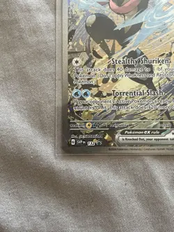 Greninja EX SVP 132 Shrouded Fable Black Star Promo Plus Holos Card NM Pokemon - Image 5