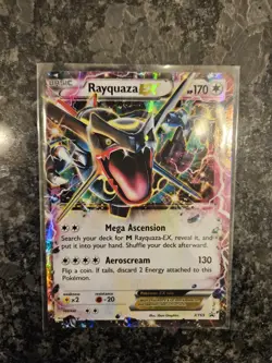 Pokemon TCG Rayquaza EX XY69 Holo Black Star Promo Card - Image 1