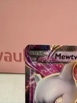 Pokemon Mewtwo EX TCG Black Star Promo Card XY 107 NM - Image 2
