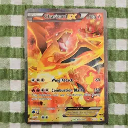 Charizard EX XY121 Black Star Promo Holo Full Art Pokemon Card - Image 1