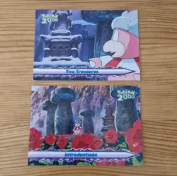 Topps Pokemon The Movie 2000 - Introductions & Two Treasures - Slowking -2 Cards - Image 1