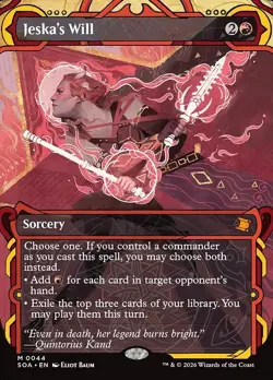 Jeska's Will-Secrets Of Strixhaven Mystical Archive-Borderless-Regular-44-NM - Image 1