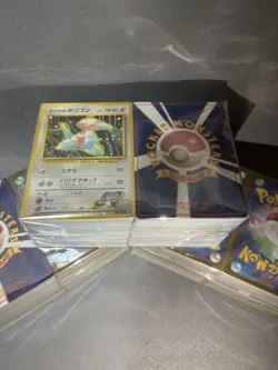1000pcs Pokemon Cards Japanese Bulk Lot - Some Vintage Old Back & Holo - Image 1