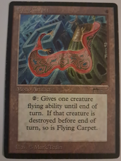 Flying Carpet HP Arabian Nights MTG Magic the Gathering - Image 1