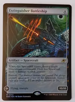 FOIL Extinguisher Battleship. 0242. Edge of Eternities - Image 1