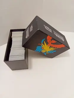 Pokemon Cards Bulk Lot ~450+ Cards with Hidden Fates Elite Trainer Box Storage - Image 1