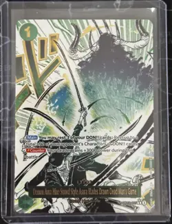 OP12-037 Demon Aura Dead Man's Game (Manga Event) ONE PIECE Card TCG NM English - Image 1