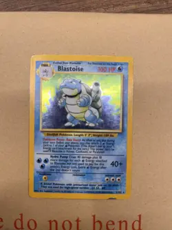 Wizards of the Coast 1999 Pokemon TCG Base Set Blastoise 2/102 Holo HP - Image 2