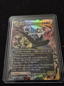 Gwen Stacy (0202) (Borderless) Foil, Marvel's Spider-Man Magic: The Gathering - Image 2