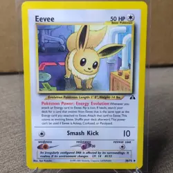 Vintage Pokemon TCG Eevee 38/75 Neo Discovery Common Unlimited English - Image 1
