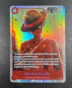 Monkey D Luffy OP12-015 SR Legacy Of The Master Holo Foil One Piece TCG NM - Image 1