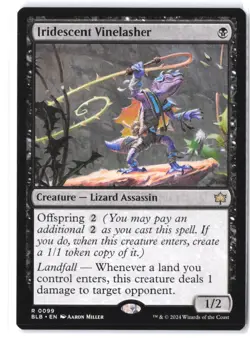 Iridescent Vinelasher #99 Bloomburrow NM - Image 1