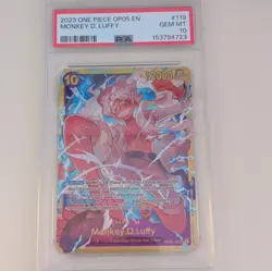 Monkey D. Luffy OP05-119 SEC Foil English 2023 One Piece TCG PSA 10 OG PRINT - Image 1