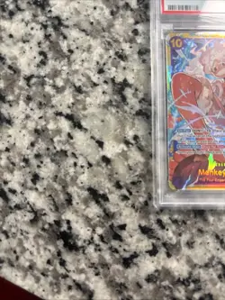 Monkey D. Luffy OP05-119 SEC One Piece OP-05 English Gear 5 PSA 10 Gem Mint - Image 4