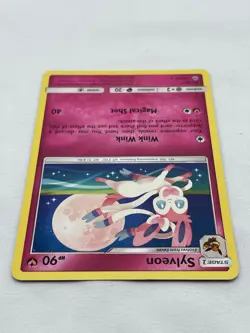 Pokemon 2018 Sun & Moon Forbidden Light Sylveon 87/131 Rare Card LP - Image 4