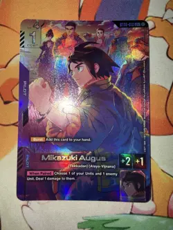 Mikazuki Augus - ST05-010 Premium Accessory Set Promo - NM Gundam Card Game - Image 1