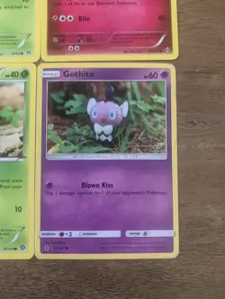Pokemon Card Yuka Morii Bundle - 4 Cards - Cacnea Snubbull Foongus Gothita - Image 2