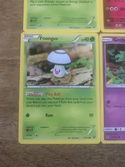 Pokemon Card Yuka Morii Bundle - 4 Cards - Cacnea Snubbull Foongus Gothita - Image 5