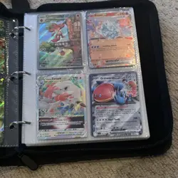 Pokemon TCG Zip 3-Ring Binder 4-Pocket Side Loading 64 Cards 16 Pages - Image 4
