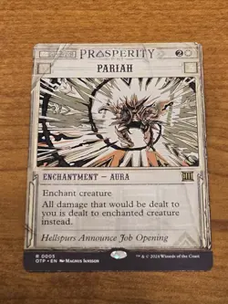 MTG Outlaws of Thunder Junction - Pariah - OTP 05 - Breaking News - Image 1