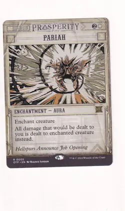 MTG Outlaws of Thunder Junction - Pariah - OTP 05 - Breaking News - Image 2