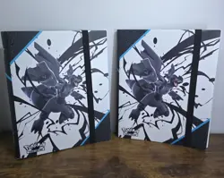 Pokemon Black Bolt Card Binder Pair 22 Double Sided Pages 9 Pockets Per Side New - Image 1