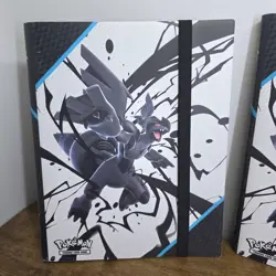 Pokemon Black Bolt Card Binder Pair 22 Double Sided Pages 9 Pockets Per Side New - Image 2