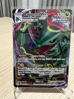 Rayquaza VMAX 102/159 Holo Rare VMAX Crown Zenith Pokemon NM Card - Image 1