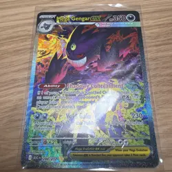 Mega Gengar EX 284/217 Secret Rare Full Art Holo ASC English Pokemon TCG - Image 2