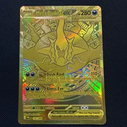 Mega Darkrai EX 120/084 Hyper Rare Gold Full Art Holo Pokemon TCG English 2026 - Image 1