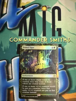 Primal Vigor ✨ FOIL ✨ MTG NM Enchanting Tales Wilds of Eldraine (0059) - Image 1